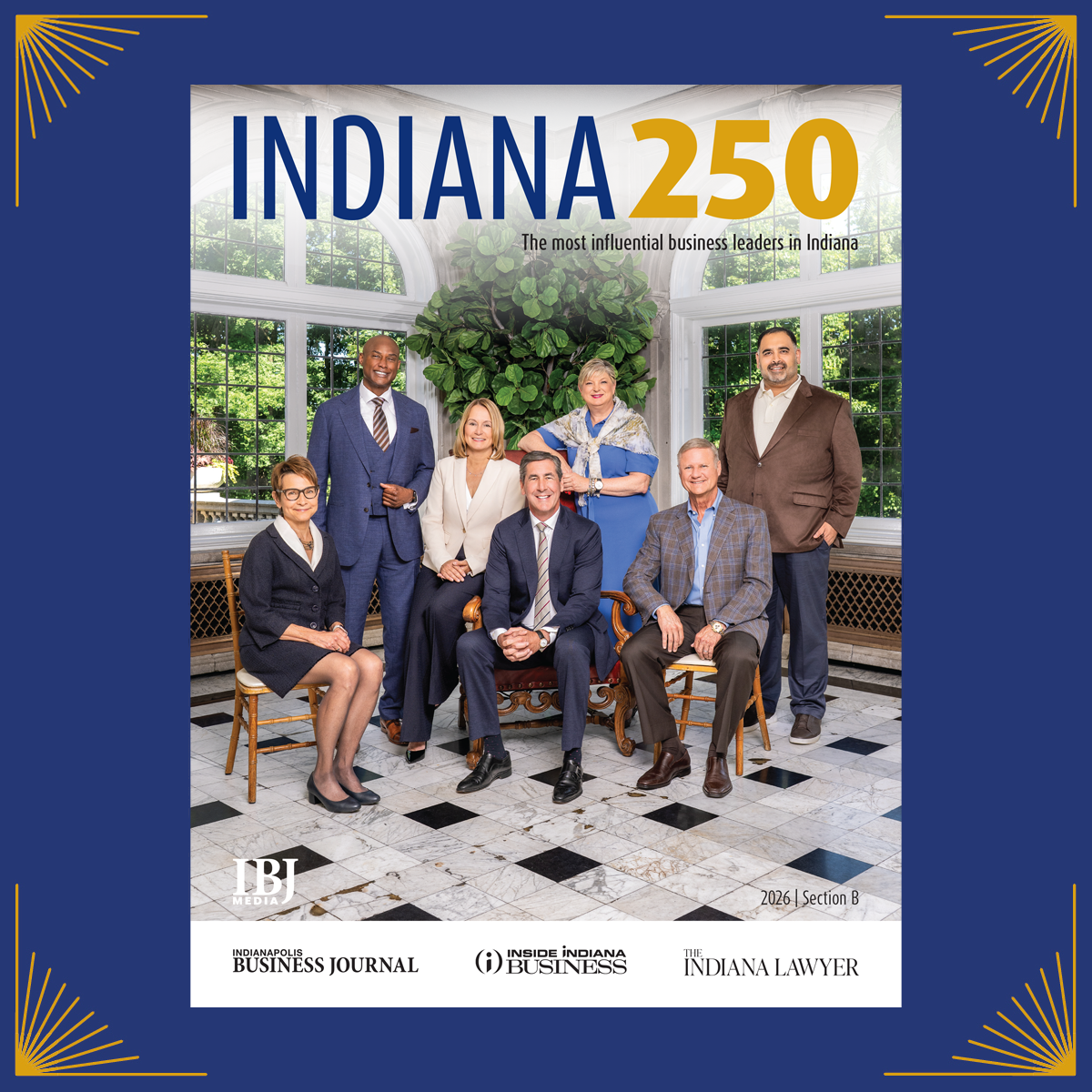 Cover of IBJ Media's 2026 edition of Indiana 250